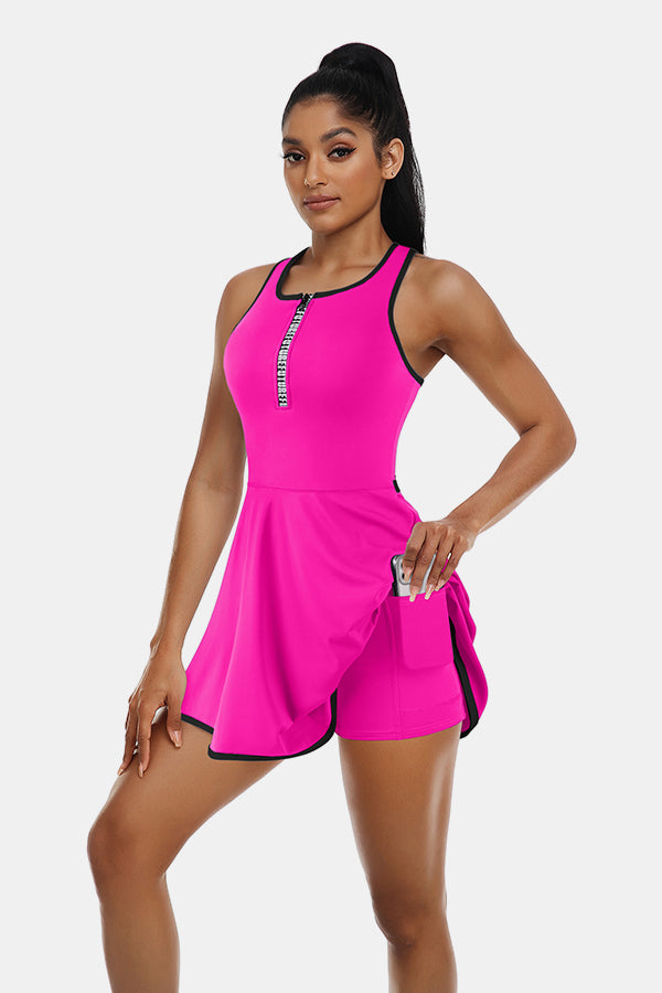 Sleeveless Pink Tennis Dress
