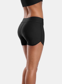 Thumbnail for Women’s Sporty Side V-Slit Swim Boyshorts