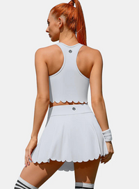 Thumbnail for Women's Athletic Tennis Dress – High-Waisted Workout Dress with Built-In Bra