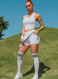 Thumbnail for Women's Athletic Tennis Dress – High-Waisted Workout Dress with Built-In Bra