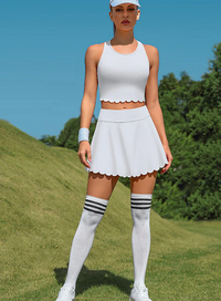Thumbnail for Women's Athletic Tennis Dress – High-Waisted Workout Dress with Built-In Bra