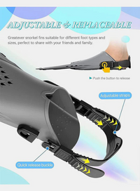 Thumbnail for _Adults Snorkel Fins