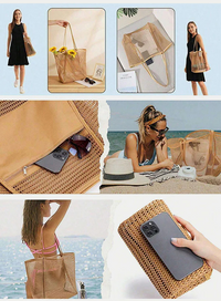 Thumbnail for Mesh Beach Tote Bag – Ultimate All-in-One Beach Companion