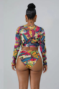 Thumbnail for Painting Printed Bathing Suit