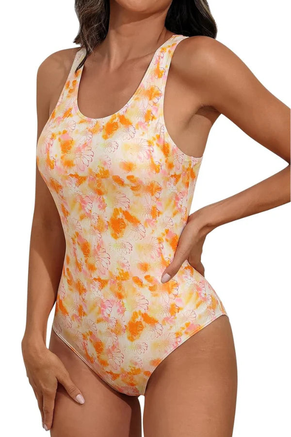 Women's One-Piece Tummy Control Swimsuit – Slimming Sporty Swimwear