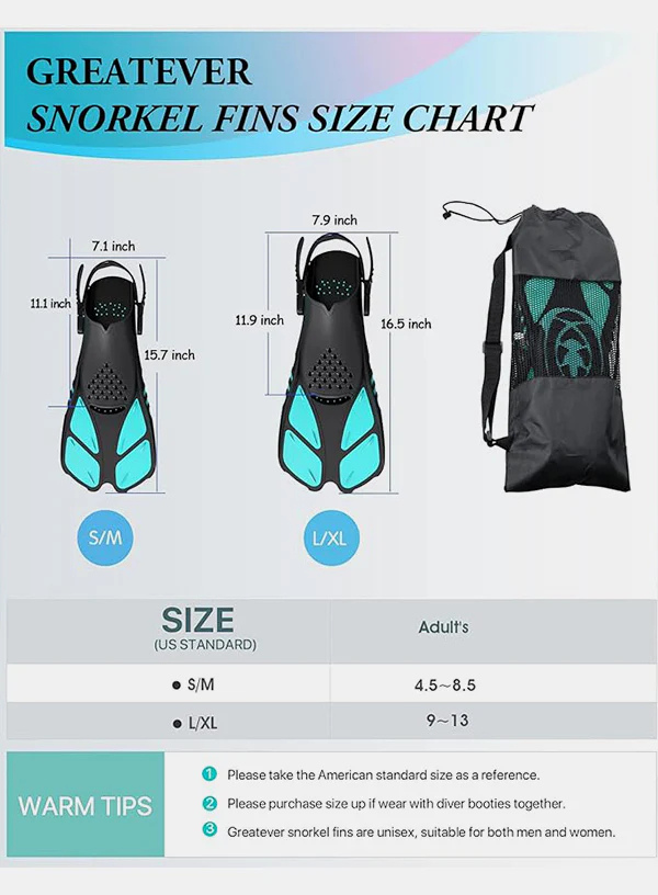 _Adults Snorkel Fins