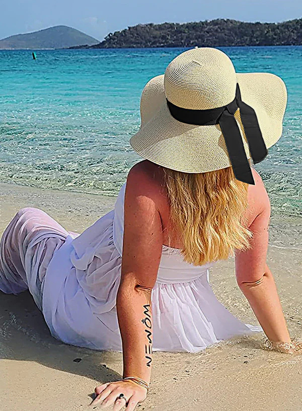 Women’s Wide Brim Sun Straw Hat