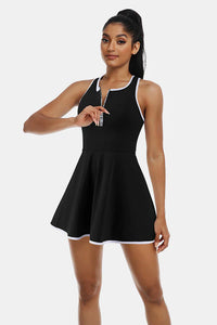 Thumbnail for Sleeveless Black Tennis Dress