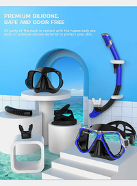 Thumbnail for Adults Dry Snorkel Set Panoramic Wide View