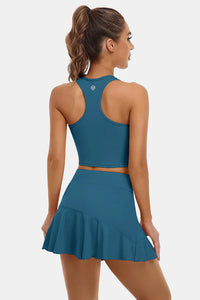 Thumbnail for Navy 2-Piece Tennis Outfit for Women