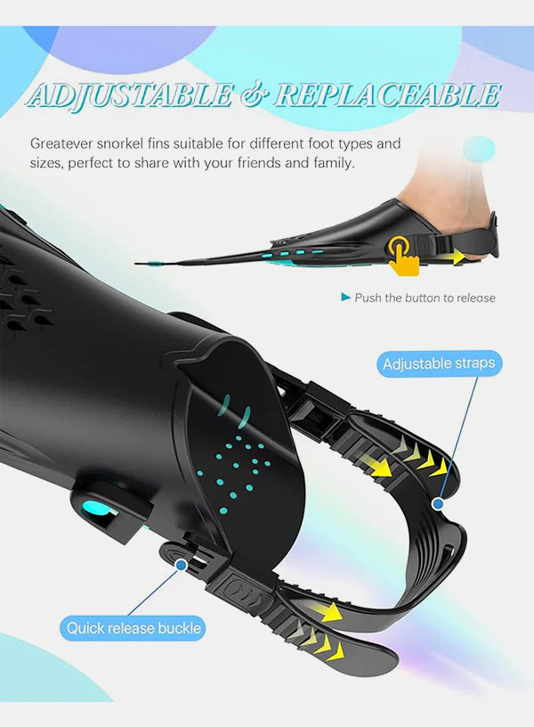 _Adults Snorkel Fins