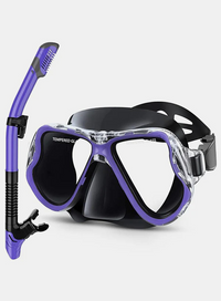 Thumbnail for Adults Dry Snorkel Set Panoramic Wide View