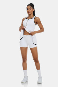Thumbnail for Sleeveless White Tennis Dress