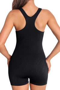 Thumbnail for Women's Boyleg One-Piece Competitive Swimsuit – Water Aerobics & Training
