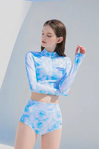Thumbnail for Fashionable Tie Dye Print Long Sleeve