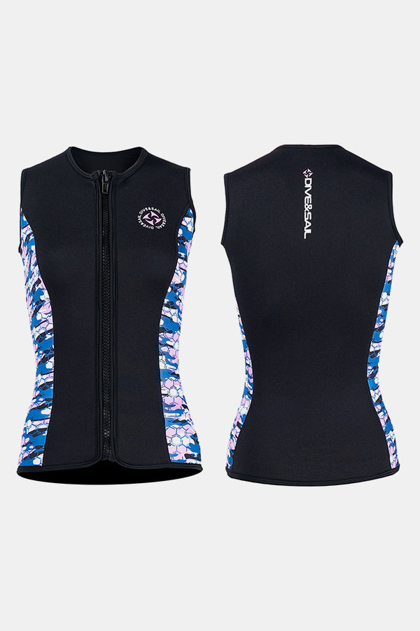 AquaCore 3mm Women’s Camo Thermal Dive Vest