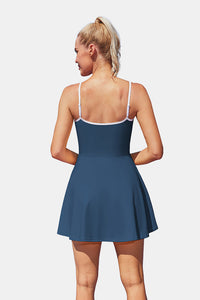 Thumbnail for Women's Adjustable navy Tennis Dress